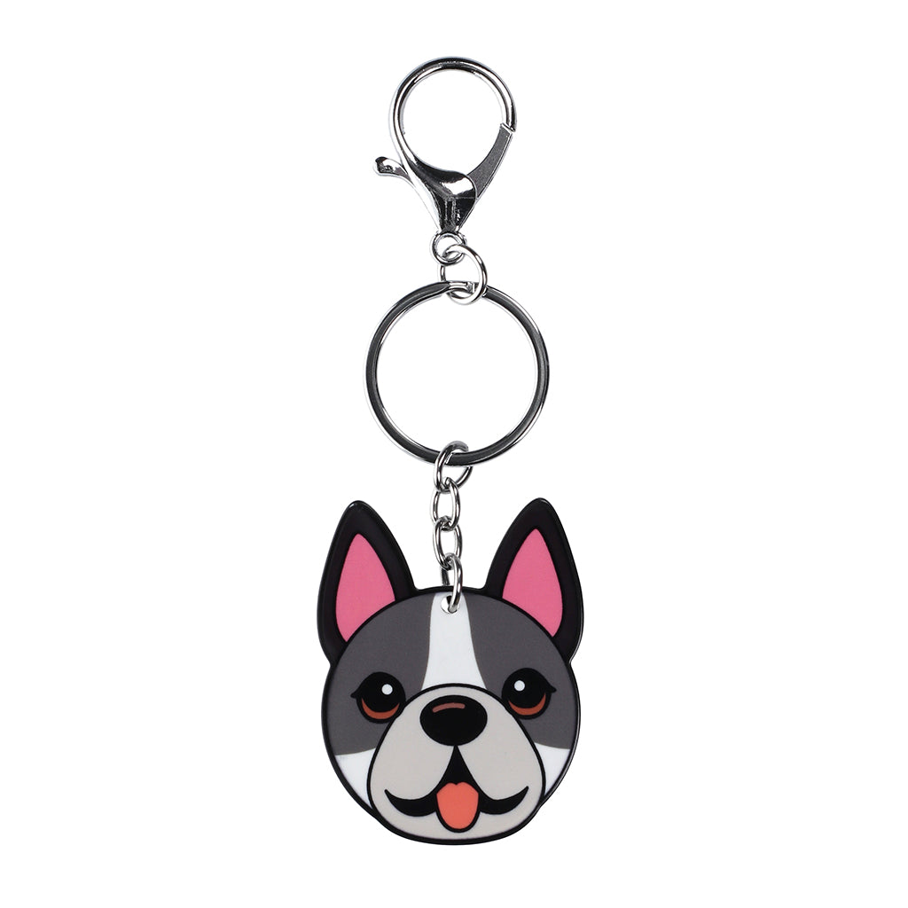 PK033 - Pet Keyring - Boston Terrier
