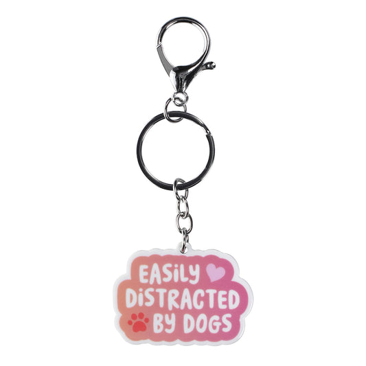 PK038 - Pet Keyring - Easily Distracted
