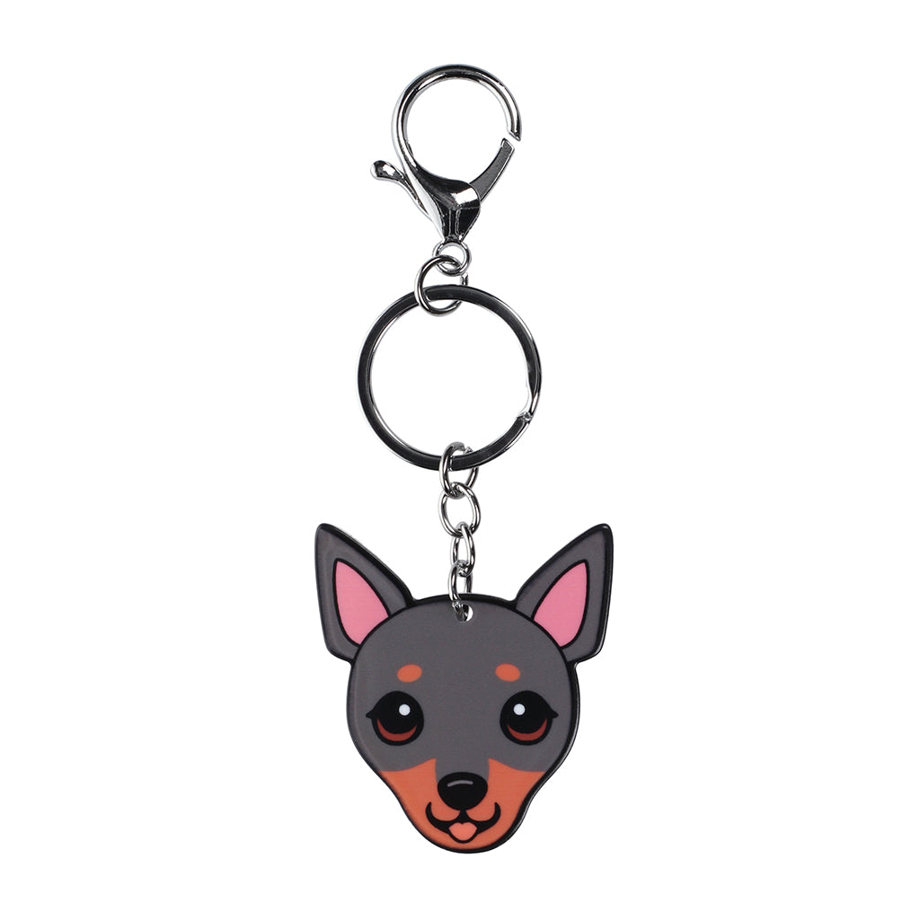 PK055 - Pet Keyring - Chihuahua Black