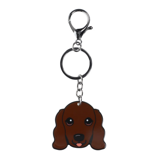 PK064 - Pet Keyring - Cocker Spaniel Liver