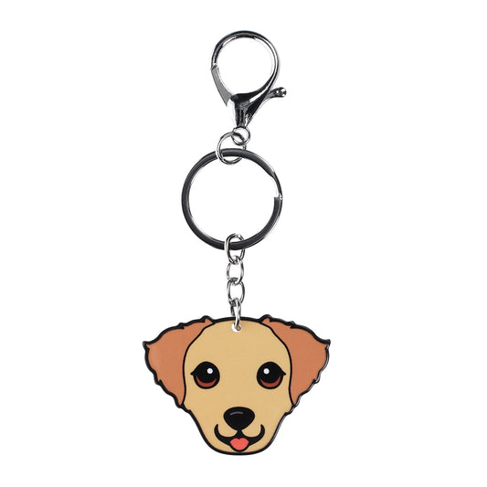 PK089 - Pet Keyring - Golden Retriever