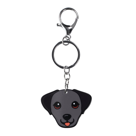 PK096 - Pet Keyring - Labrador Black