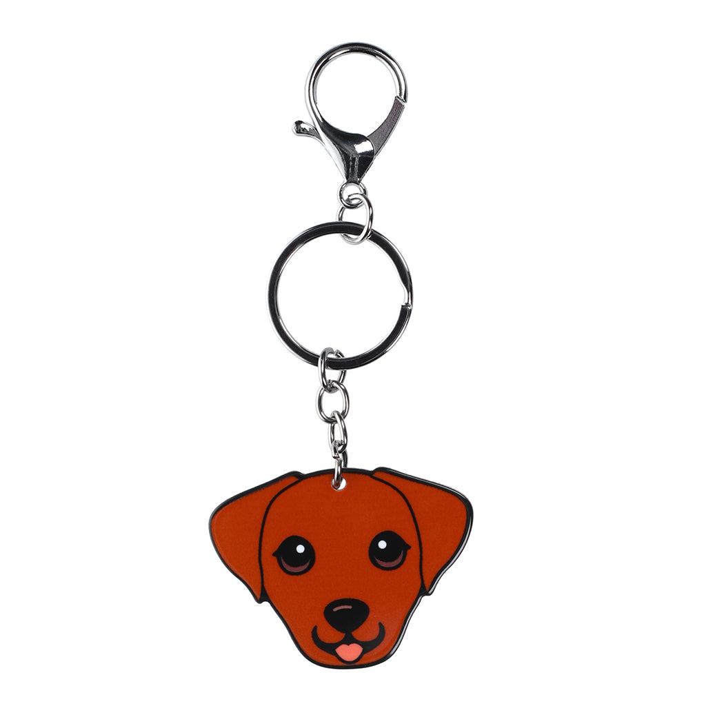PK098 - Pet Keyring - Labrador Red