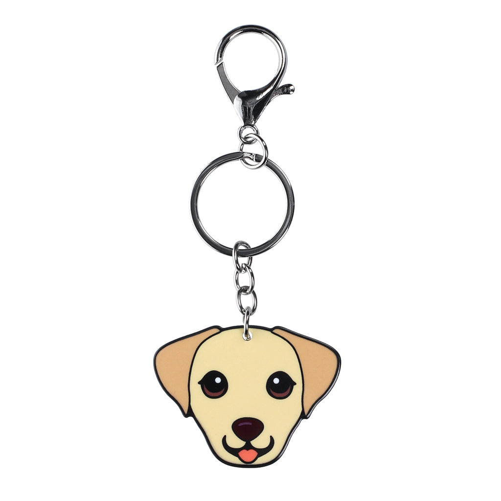 PK099 - Pet Keyring - Labrador Yellow