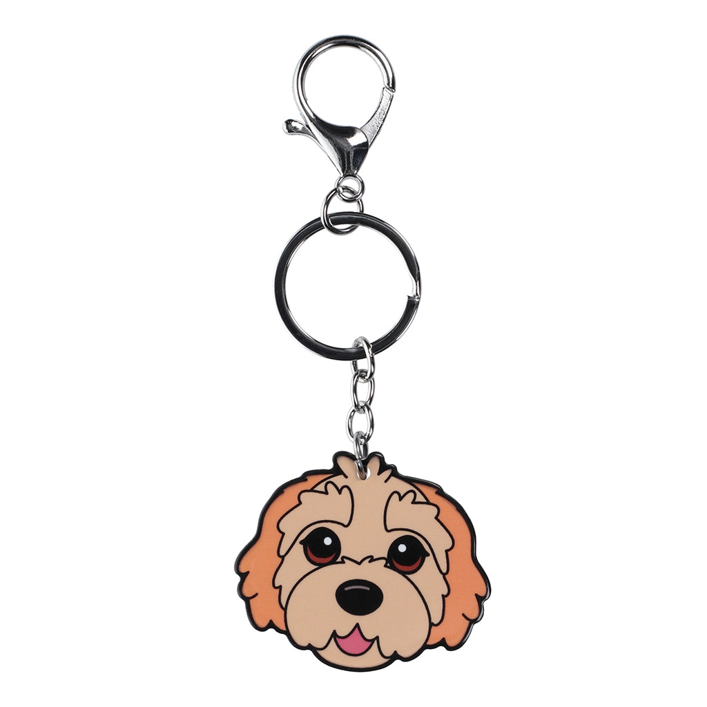 PK101 - Pet Keyring - Maltipoo Tan