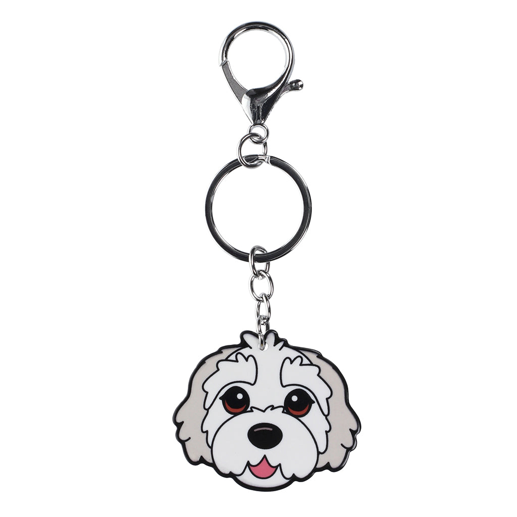 PK102 - Pet Keyring - Maltipoo White