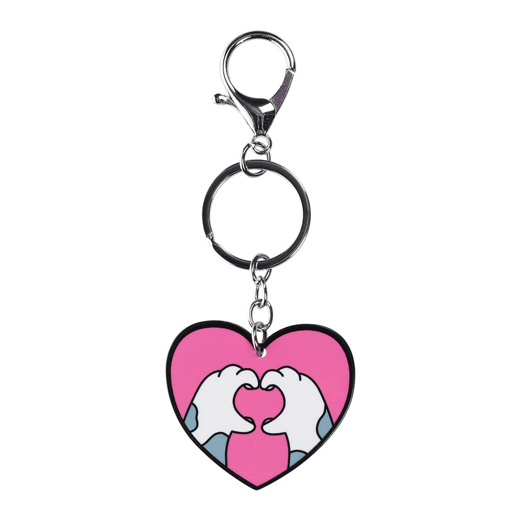PK108 - Pet Keyring - Cat Heart