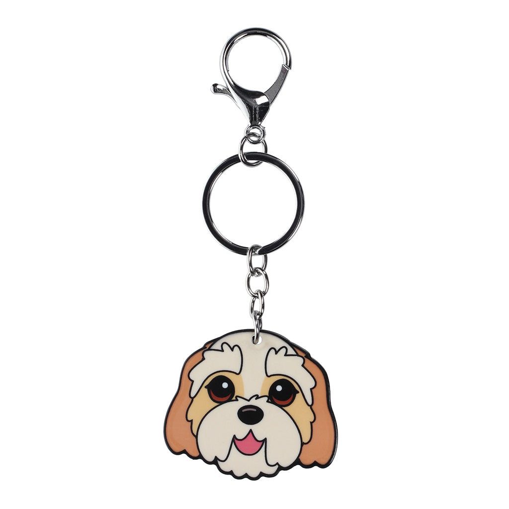 PK126 - Pet Keyring - Shih Tzu Gold