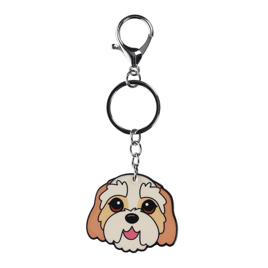 PK126 - Pet Keyring - Shih Tzu Gold