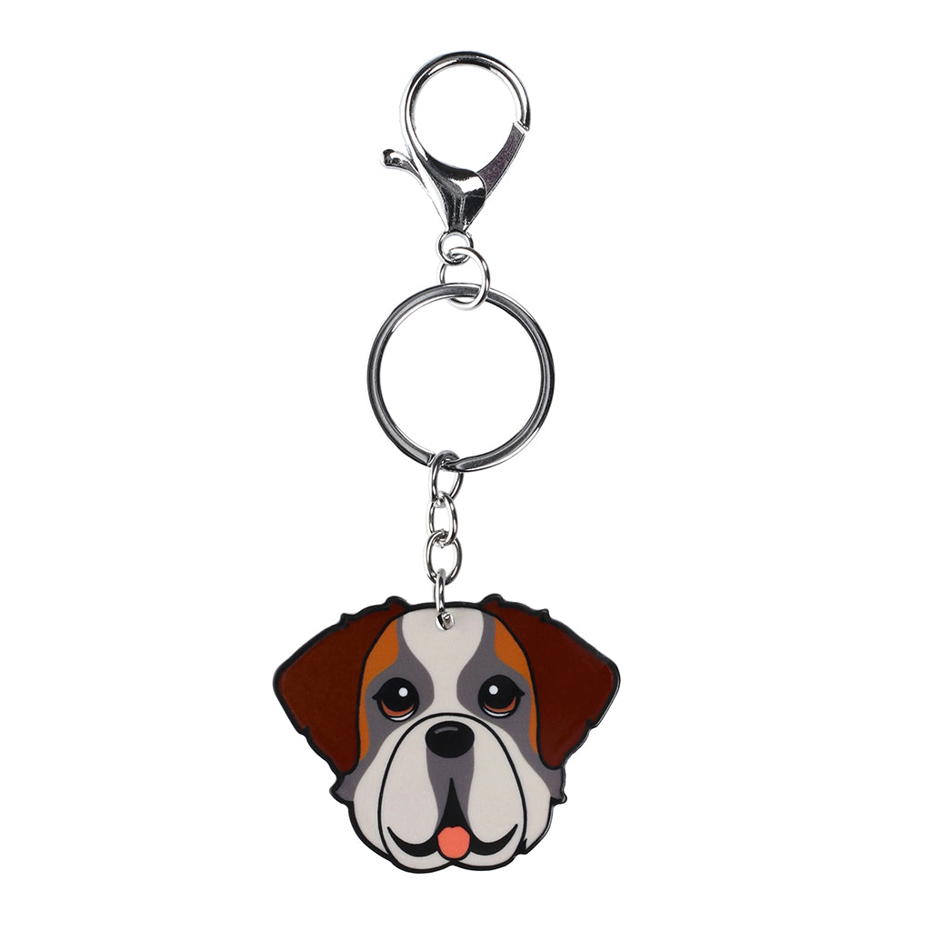 PK129 - Pet Keyring - St Bernard