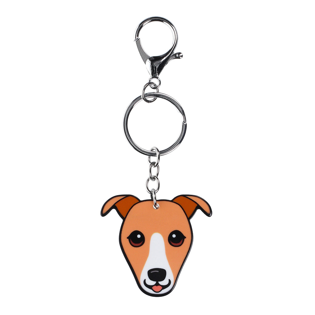 PK138 - Pet Keyring - Whippet Tan
