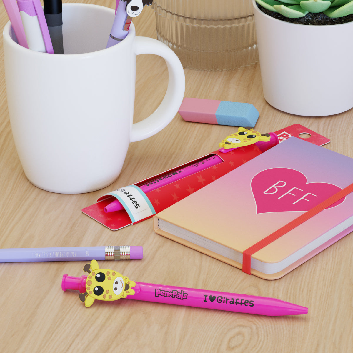 Pen Pals - I (HEART) GIRAFFES