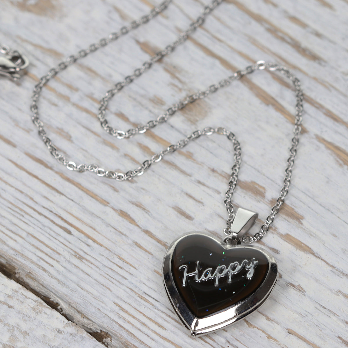 PML016 - Personalised Mood Locket - Happy