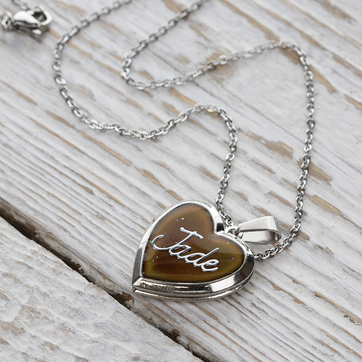 PML100 - Personalised Mood Locket - Jade