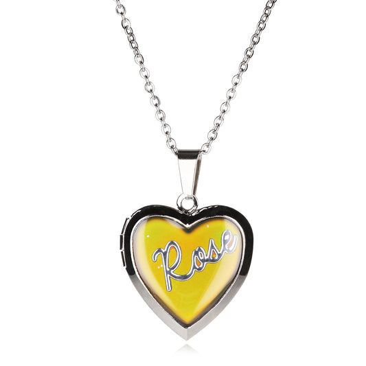 PML158 - Personalised Mood Locket - Rose