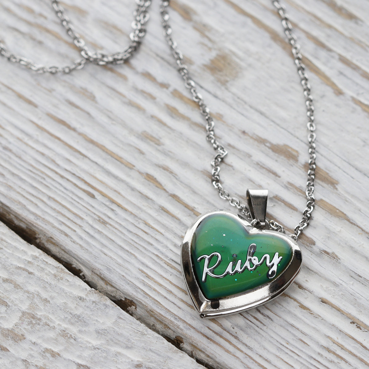 PML160 - Personalised Mood Locket - Ruby