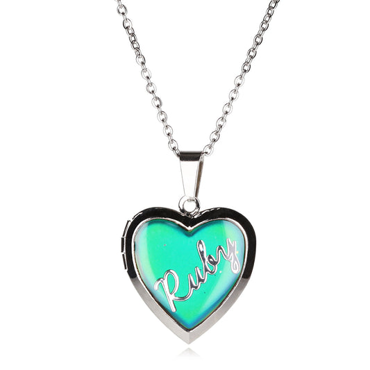 Personalised Mood Locket - Ruby