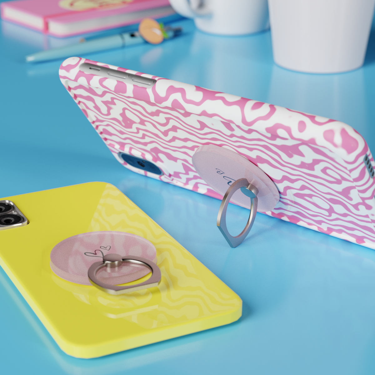 PR070 - I Saw This Phone Ring - Pink Hearts