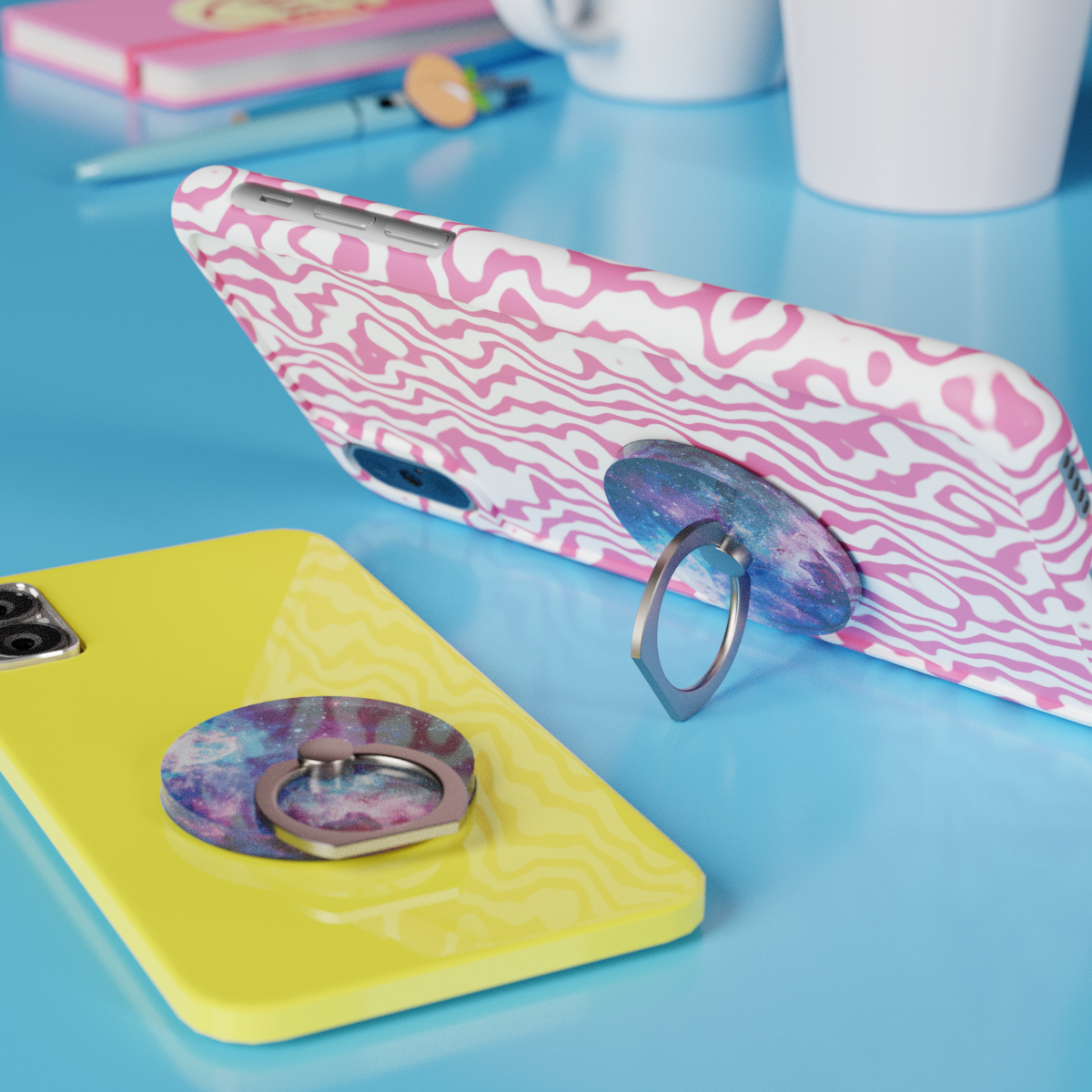 PR098 - I Saw This Phone Ring - Purple Galaxy