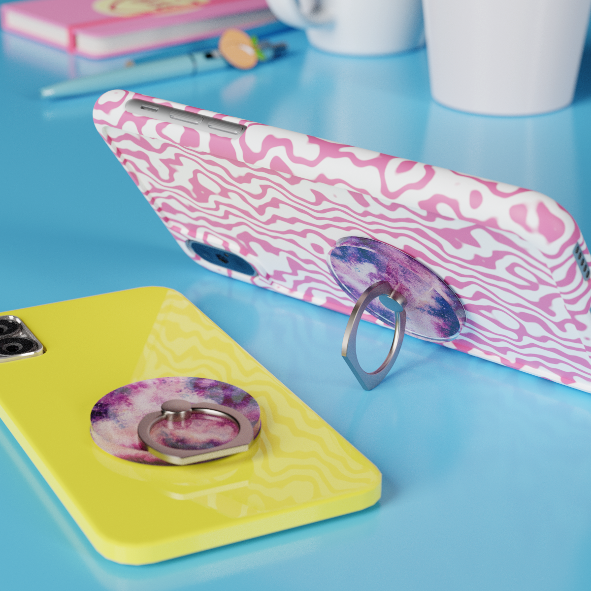 PR099 - I Saw This Phone Ring - Pink Galaxy