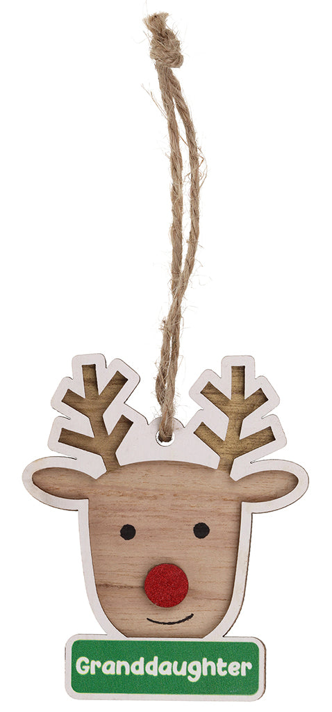 Reindeer Decoration - Granddaughter