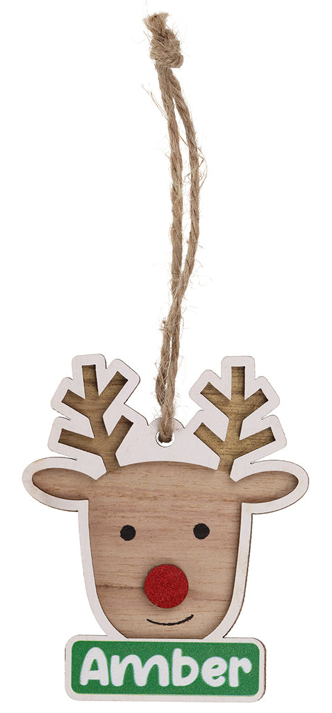 Reindeer Decoration - Amber