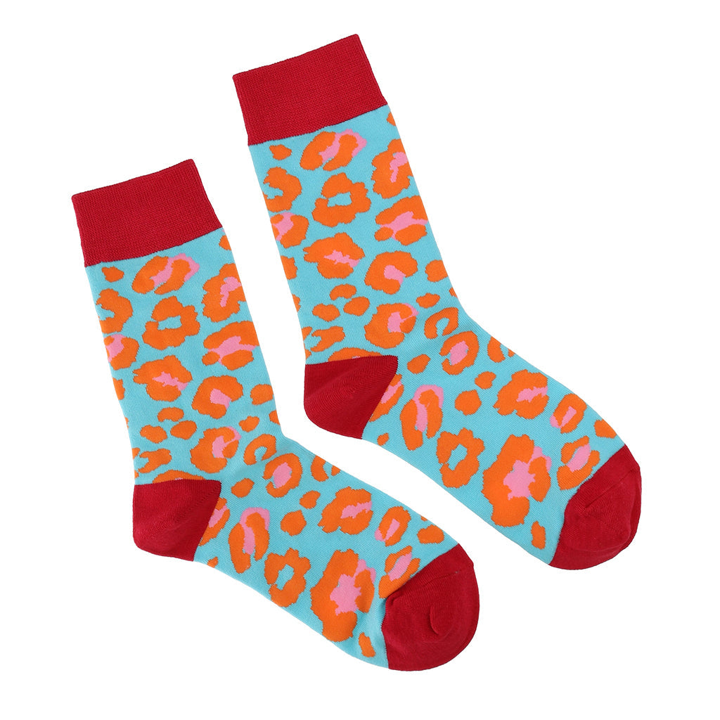 SOC34 - Socks - Funky Leopard