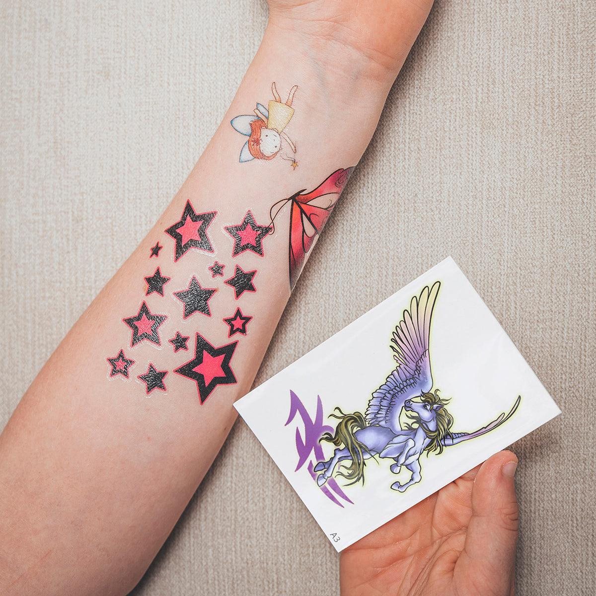 TATA3 - Temporary Tattoos-Pegasus