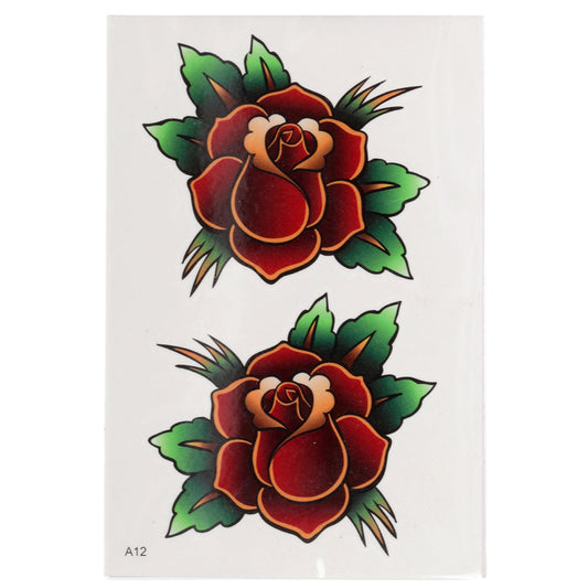 Temporary Tattoos-Red Roses