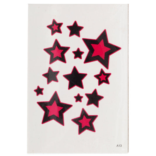 Temporary Tattoos-Pink Stars