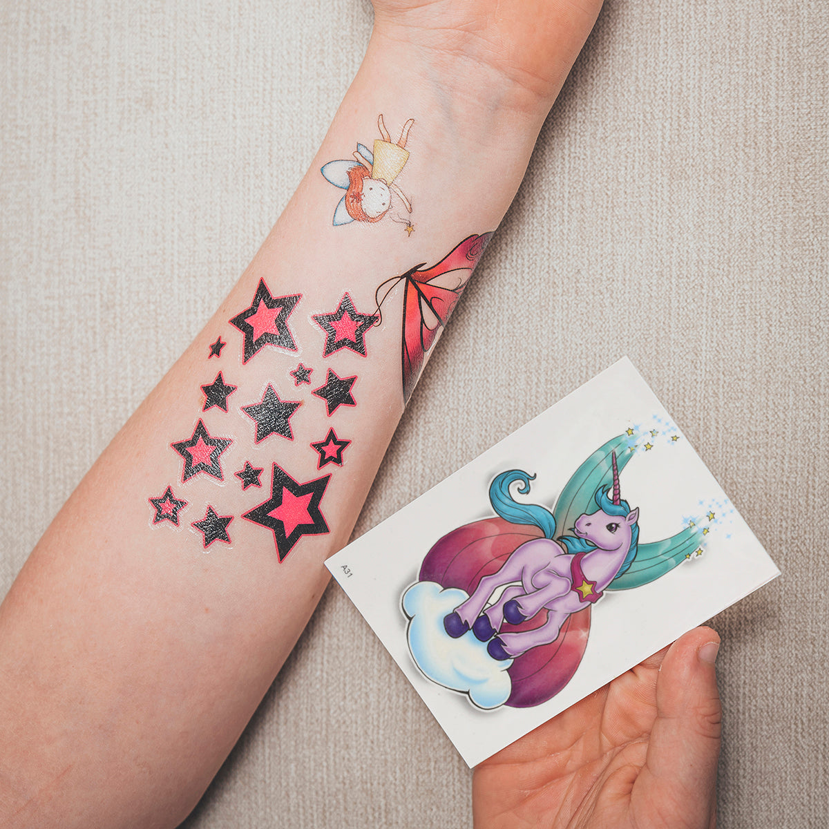 Temporary Tattoos-Winged Unicorn