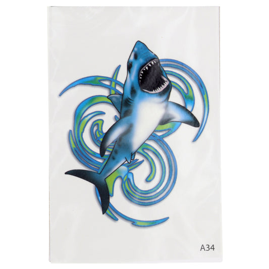 Temporary Tattoos-Shark Swirls