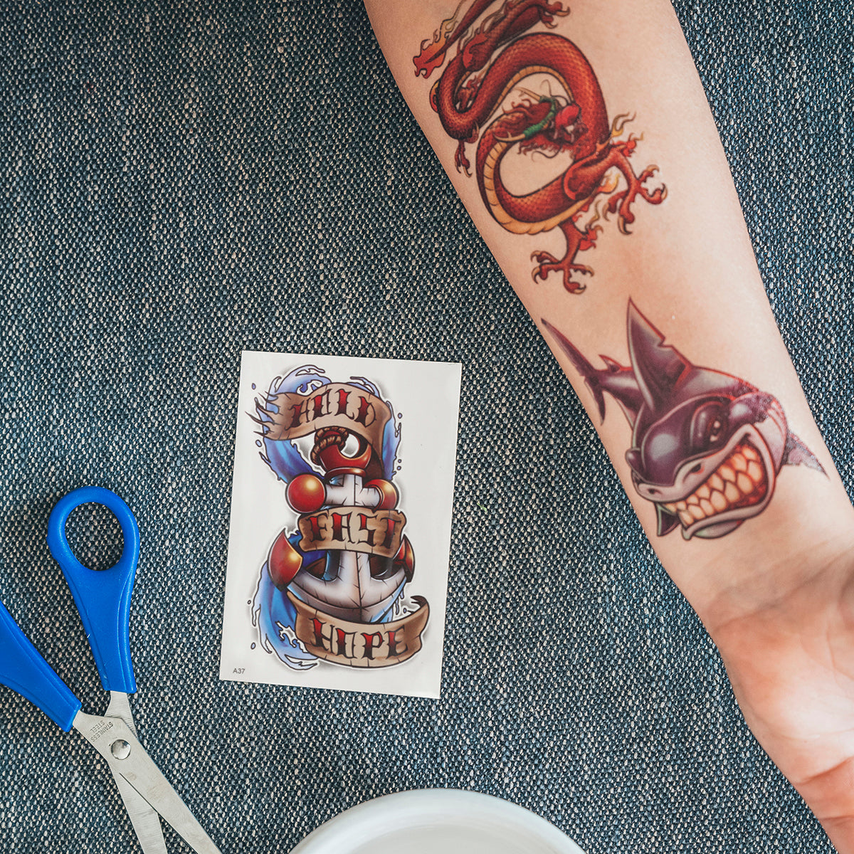 TATA37 - Temporary Tattoos-Anchor