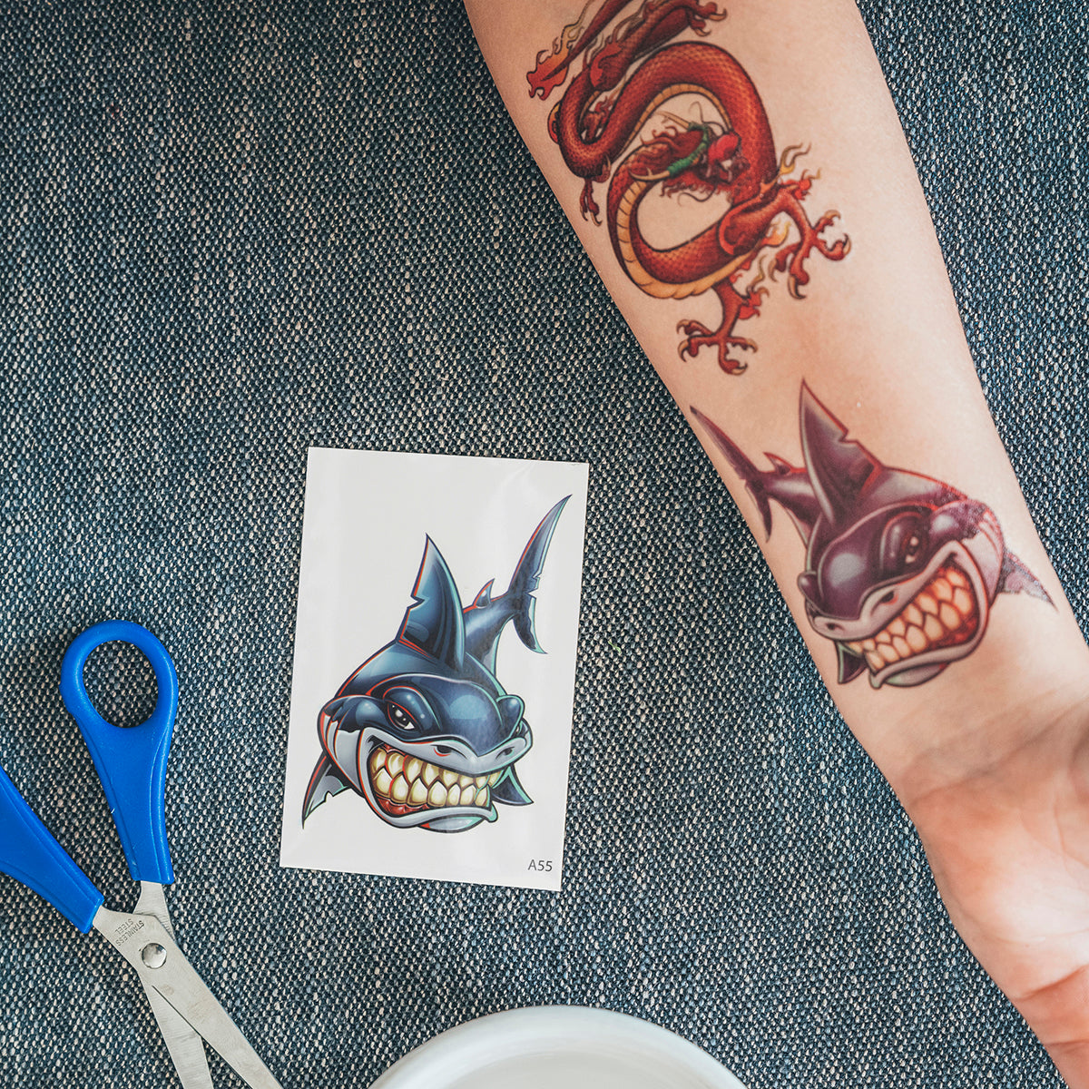 Temporary Tattoos-Shark