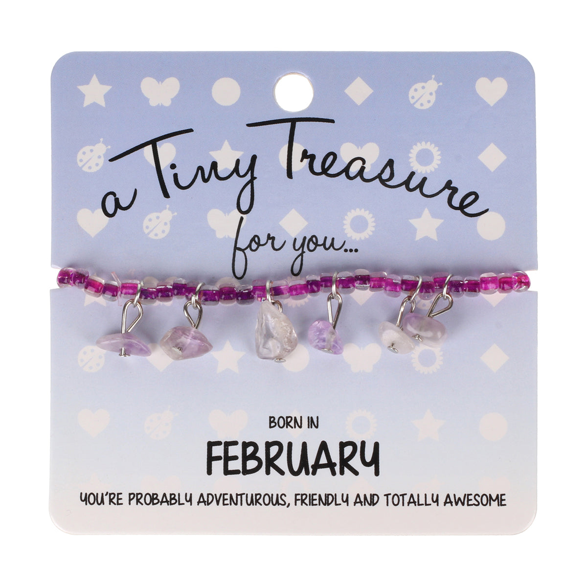 Tiny Treasures Bracelet - February