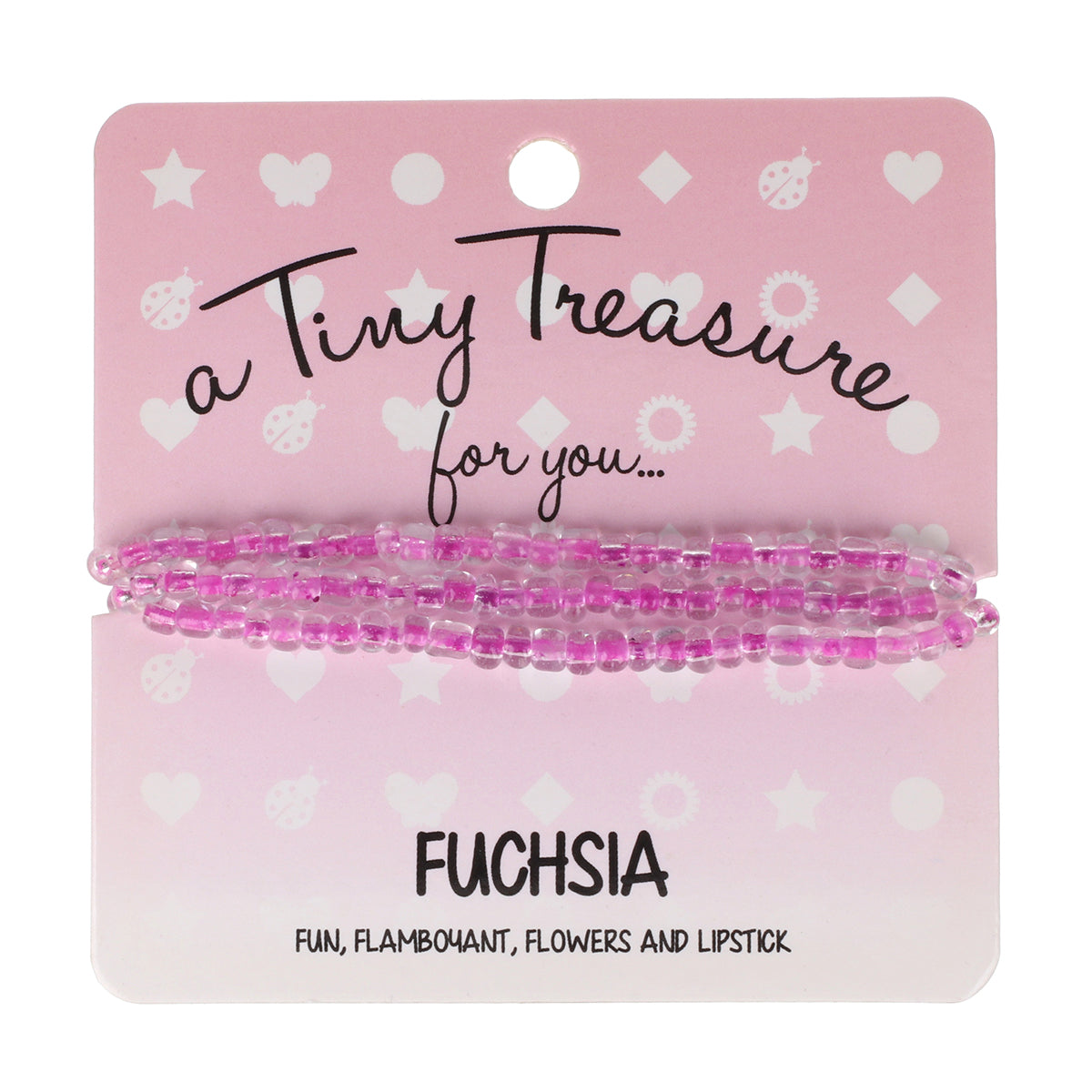 Tiny Treasures Bracelet - Fushia