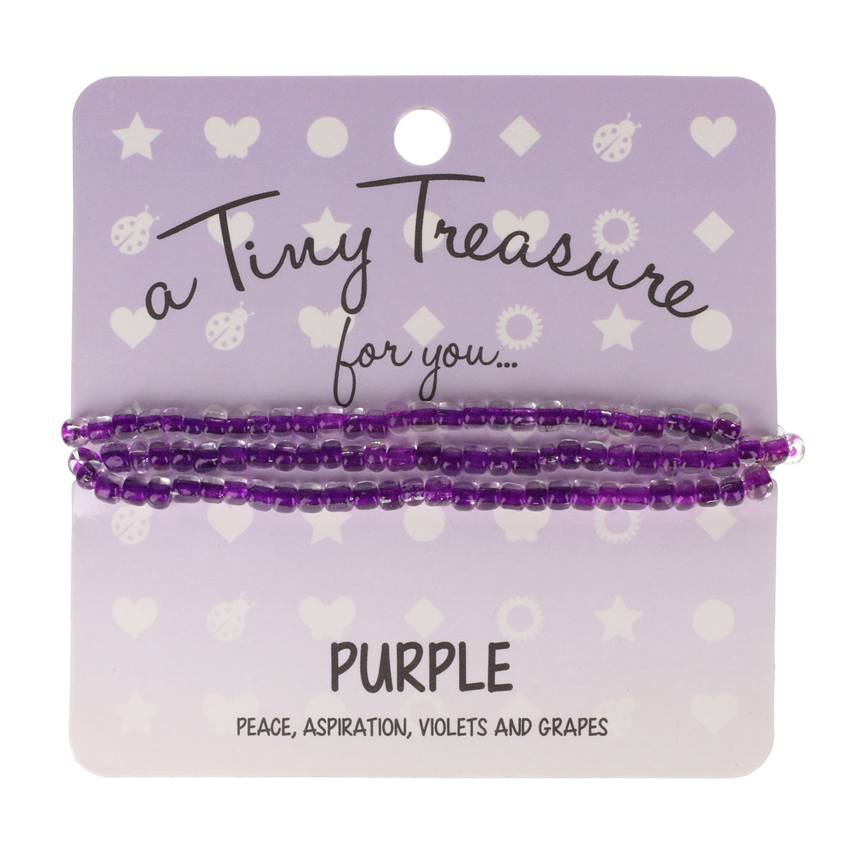 Tiny Treasures Bracelet - Purple