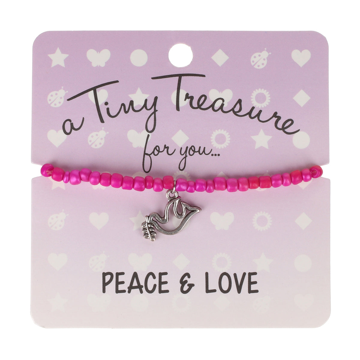 Tiny Treasures Bracelet - Peace and Love