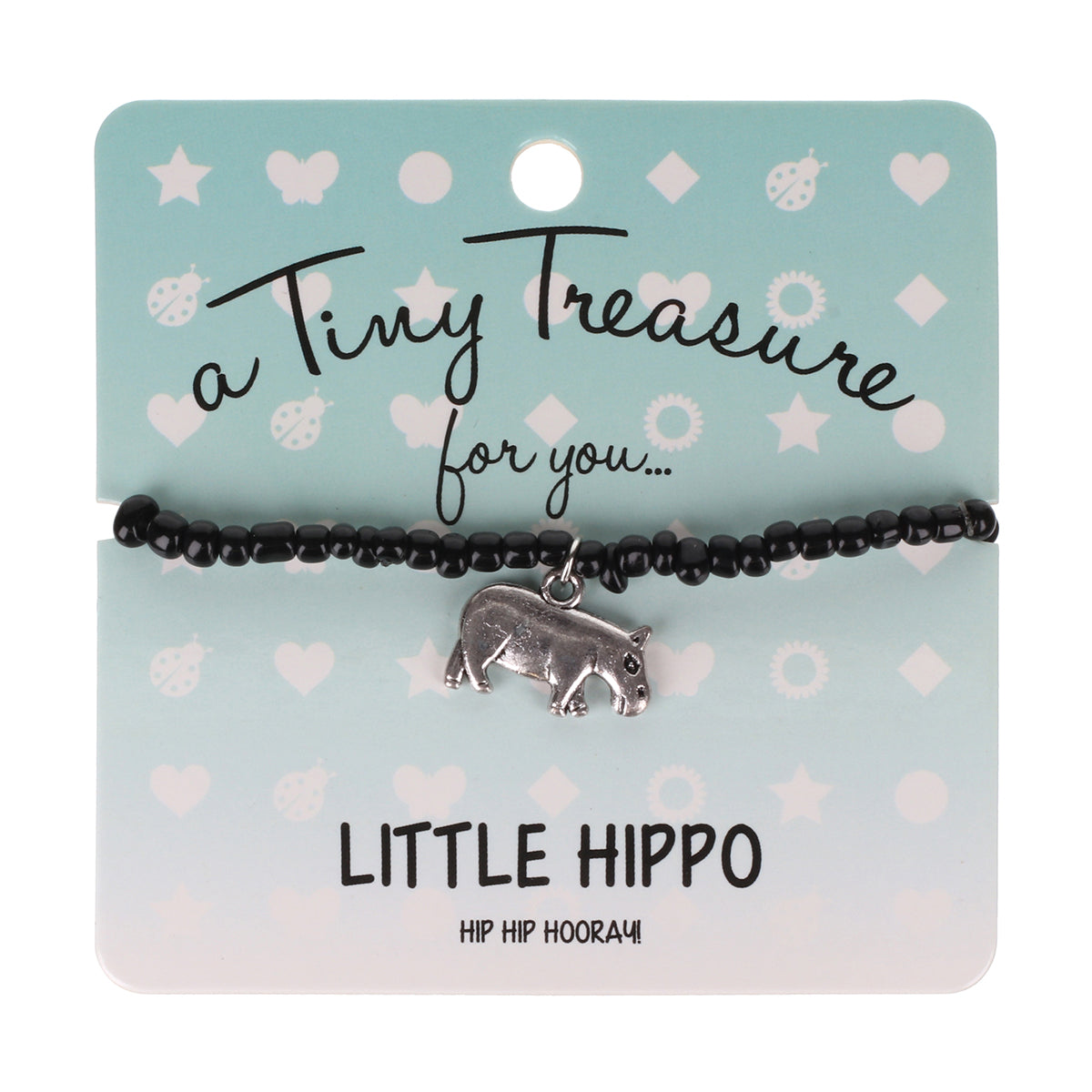 Tiny Treasures Bracelet - Little Hippo