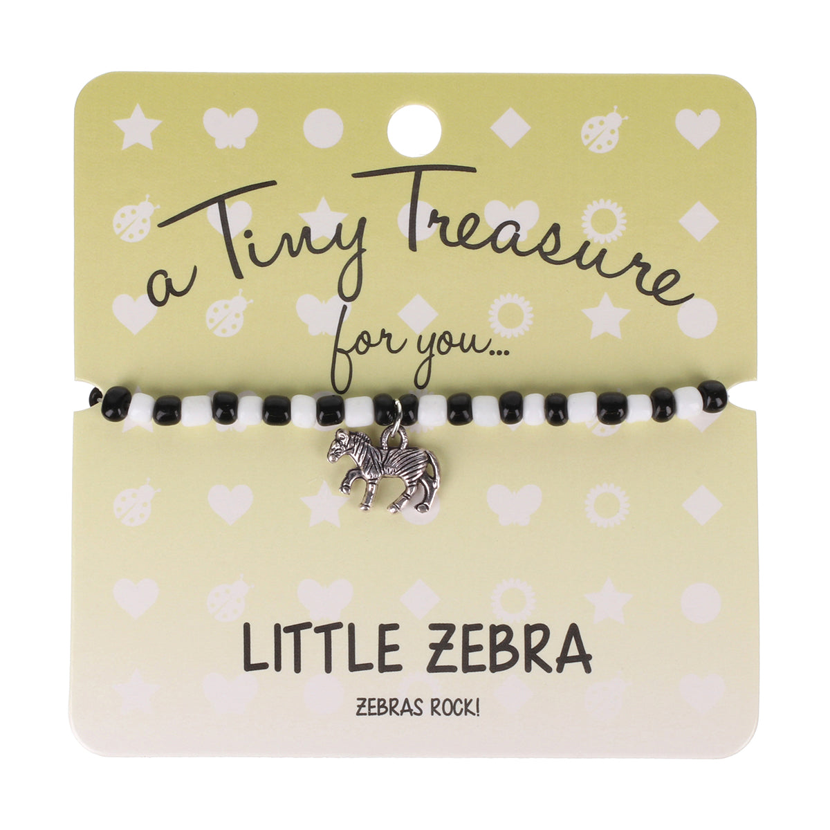 Tiny Treasures Bracelet - Little Zebra