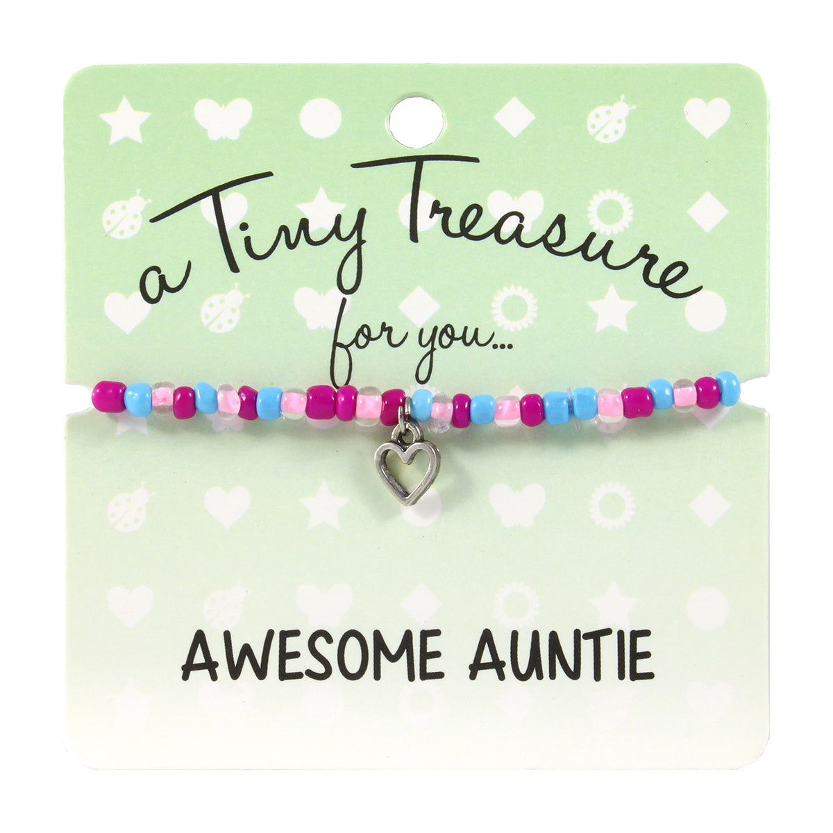 Tiny Treasures Bracelet - Awesome Auntie