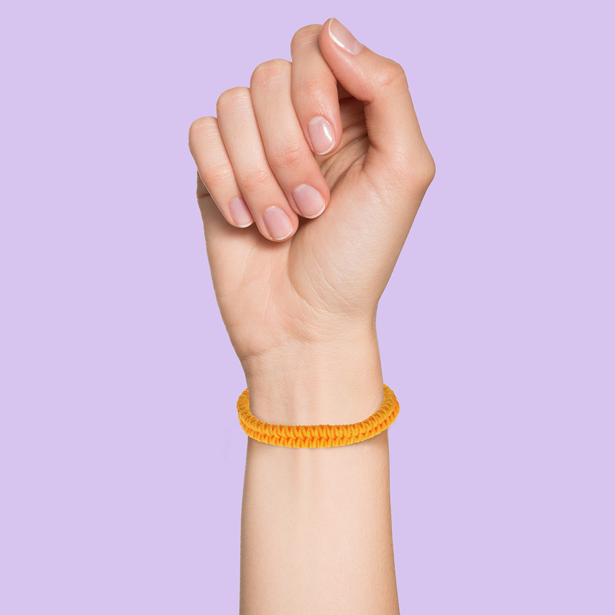 WBL104 - Whirlybird Orange Cotton fishtail Braided Lifestyle Bracelet