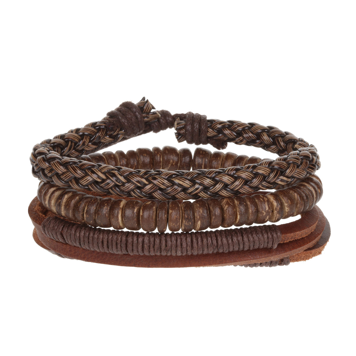 Mens Whirlybird Multibraid Stacker Bracelets
