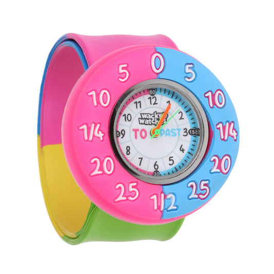 TIMETELLING-MULTI - Time Telling Multicoloured Wacky Watch
