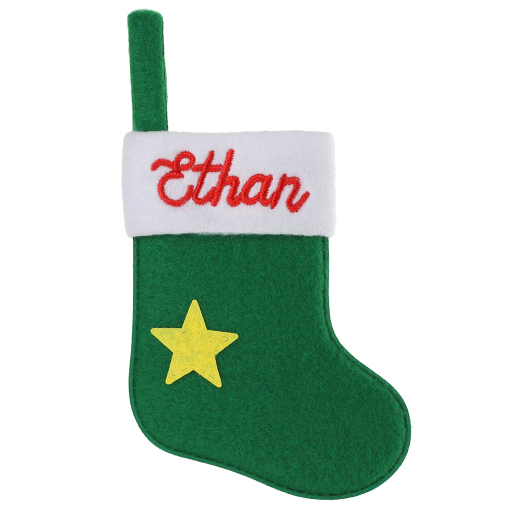 XS049 - Personalised Stocking Christmas Tree Decoration - Ethan