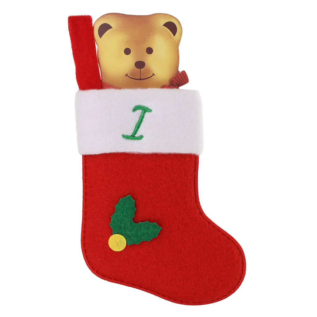 XS073 - Personalised Stocking Christmas Tree Decoration - I