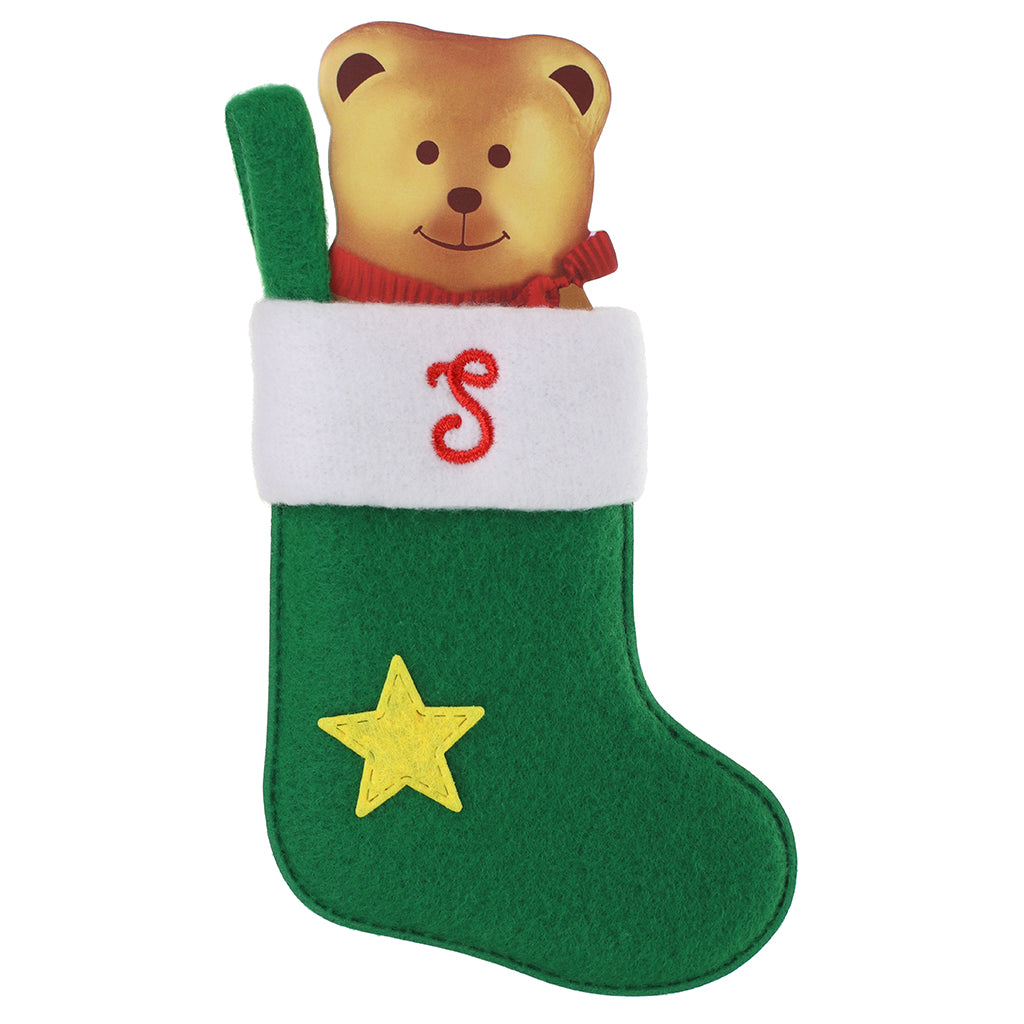XS126 - Personalised Stocking Christmas Tree Decoration - S