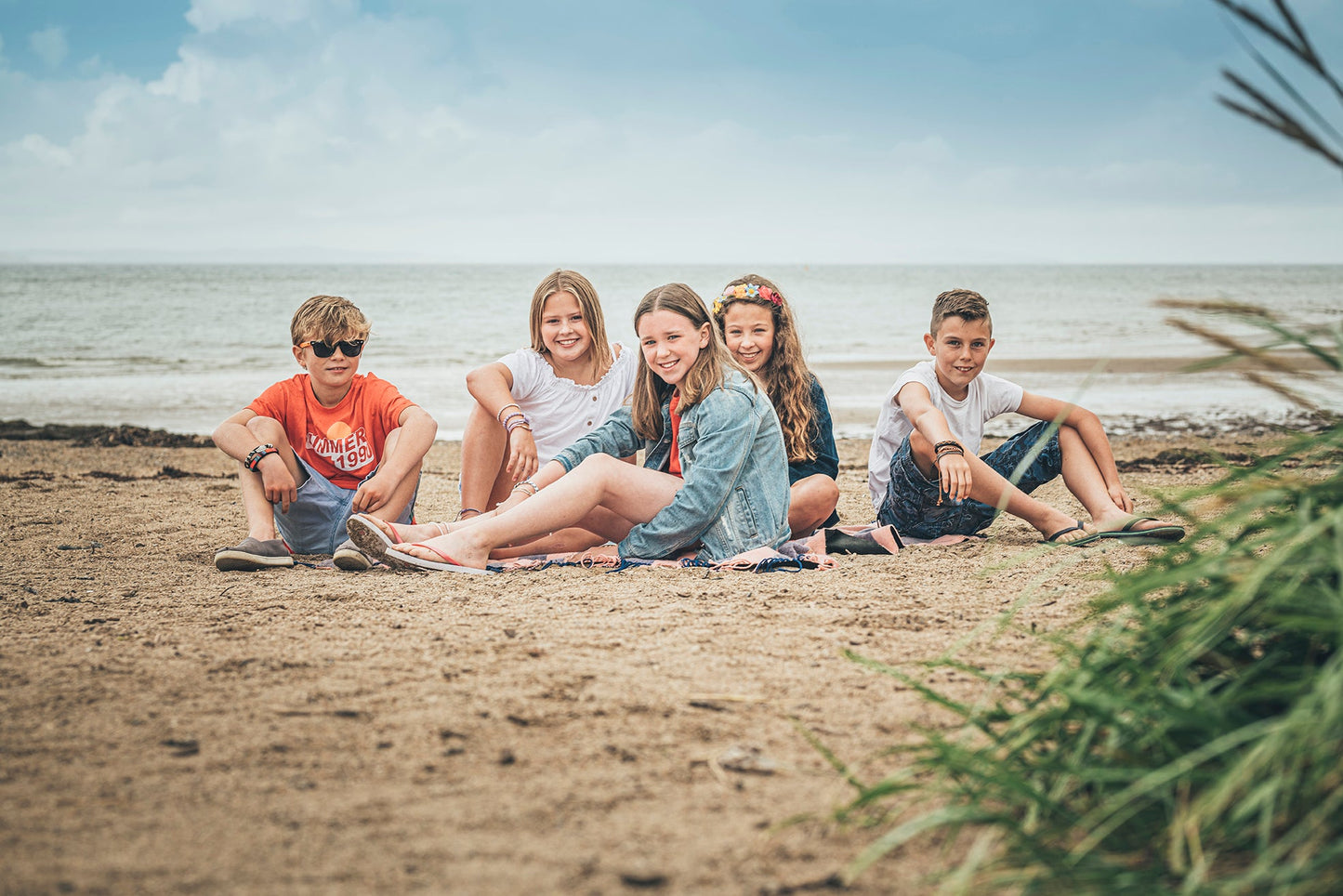 AL063 - Aloha Festival Multi Stack Bracelets - Chunky Flower Braid