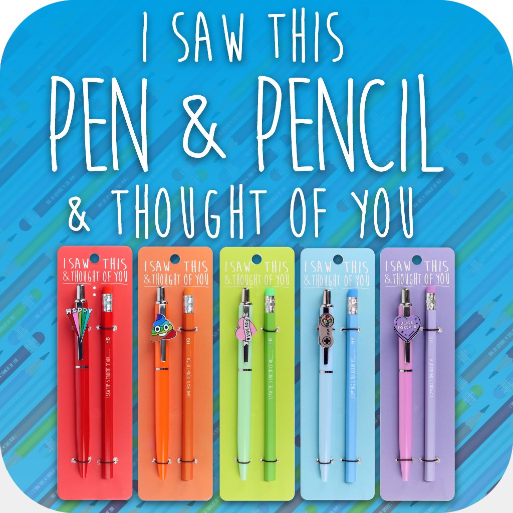 I Saw This And Thought Of You: Pen & Pencil