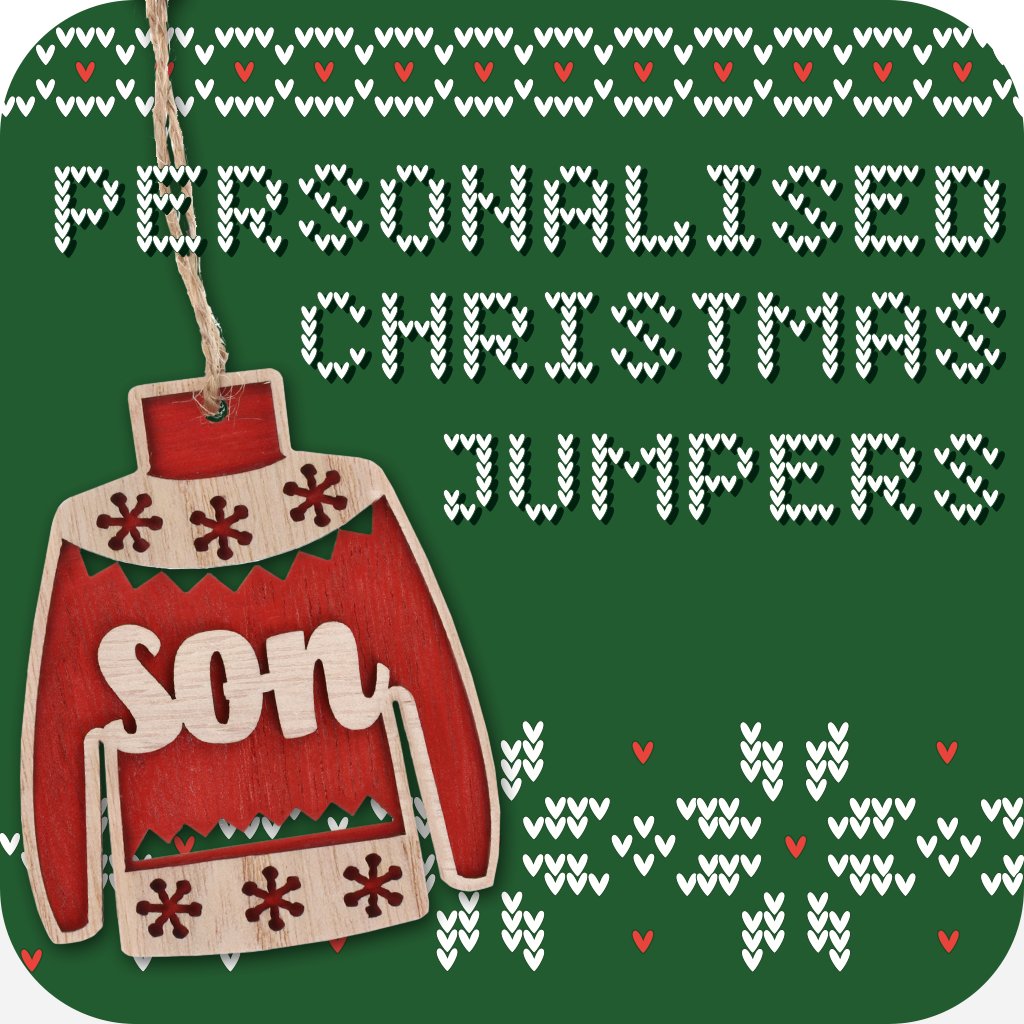 Wooden Christmas Jumper Tree Decoration